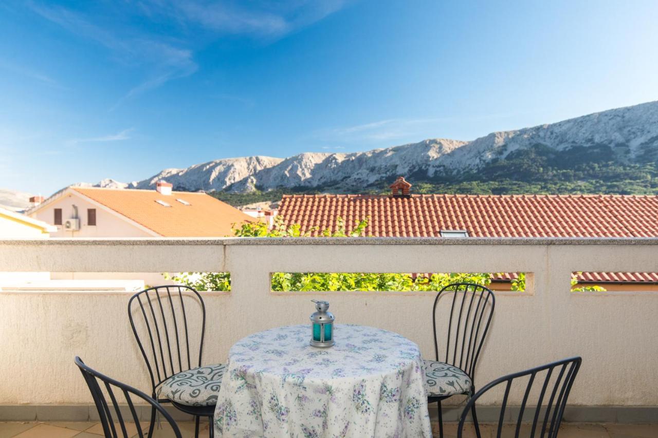 Apartment Glorija With Balcony Baška Dış mekan fotoğraf